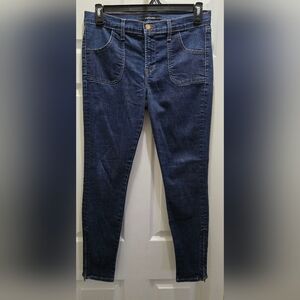 J Brand Indigo Skinny Jeans, Zip Ankle, 31, Never Worn